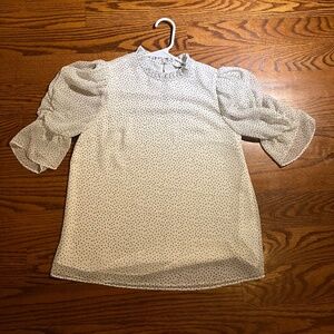 Express polka dot blouse